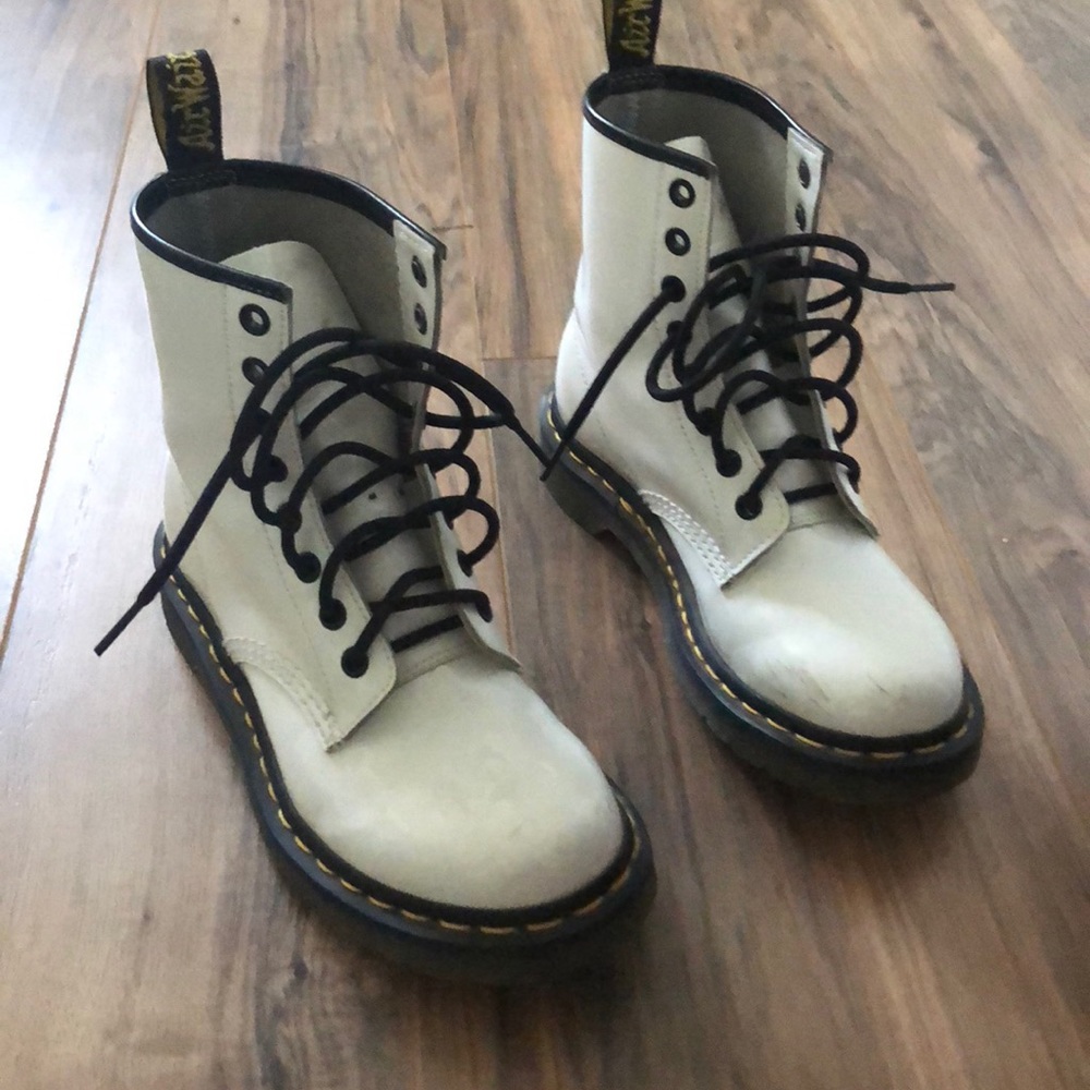 White Doc martins